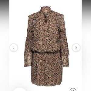 Parker ruffle sleeve dress